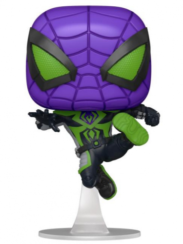 Figurka Spider-Man - Miles Morales Purple Rein Suit Metallic (Funko POP! Games)