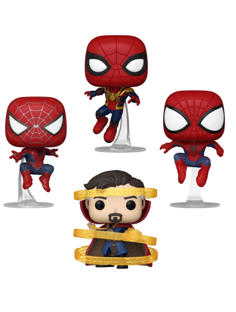Funko Figurka Spider-Man - Spider-Man/Friendly Neighborhood Spider-Man/Amazing Spider-Man/Doctor Strange (Funko POP! 4-Pack)
