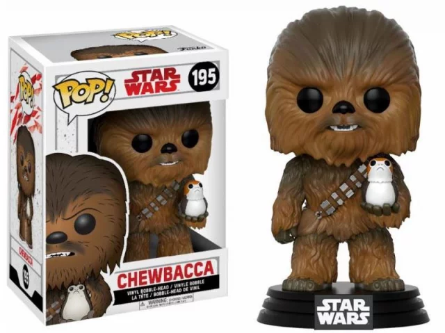 Figurka Star Wars - Chewbacca with Porg (Funko POP! Star Wars 195)