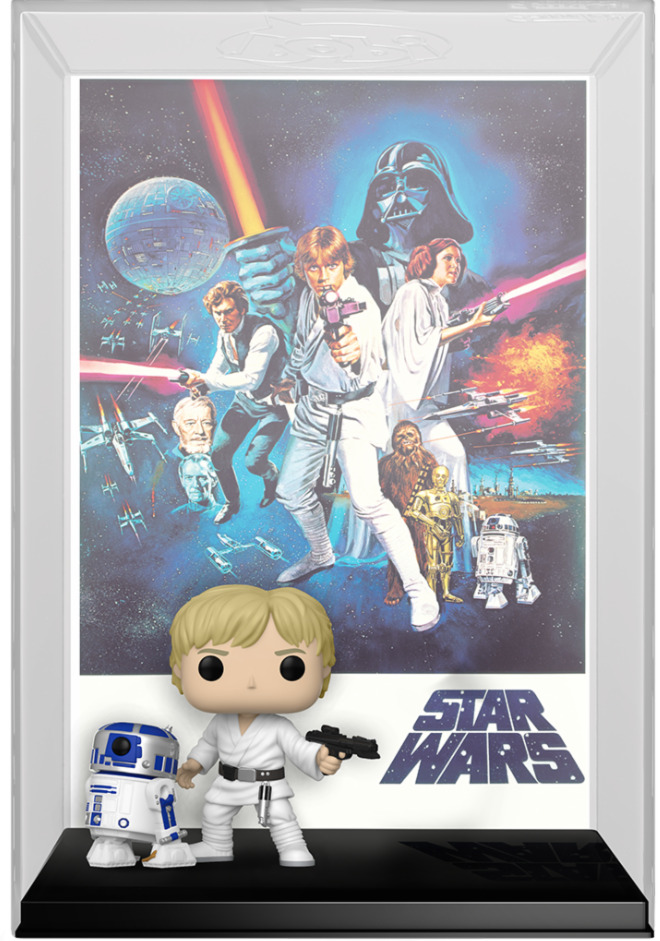 Funko Figurka Star Wars - Luke Skywalker with R2-D2 (Funko POP! Movie Posters 02)