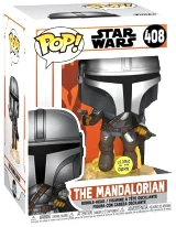 Figurka Star Wars: The Mandalorian - Mandalorian Flying Glow Special Edition (Funko POP! Star Wars 408)
