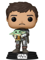 Figurka Star Wars: The Mandalorian - Mando holding Grogu (Funko POP! Star Wars 461)