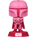 Figurka Star Wars - The Mandalorian with Grogu Valentine (Funko POP! Star Wars 498)