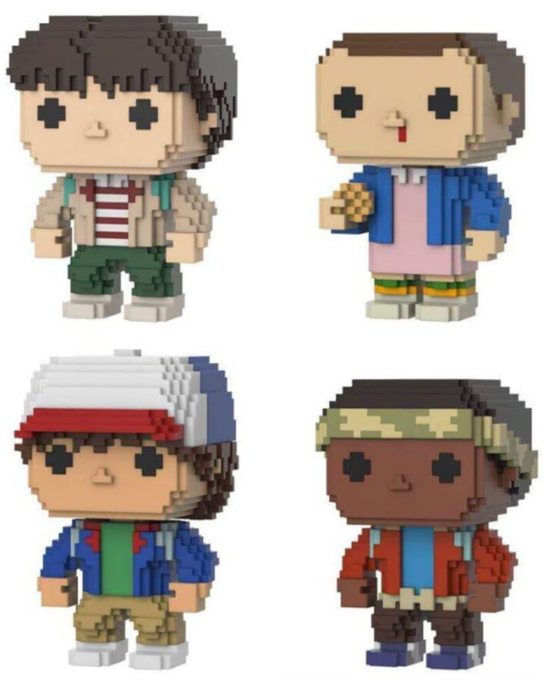 Funko Figurka Stranger Things - Eleven with Eggos/Mike/Dustin/Lucas (Funko POP! 8-BIT)