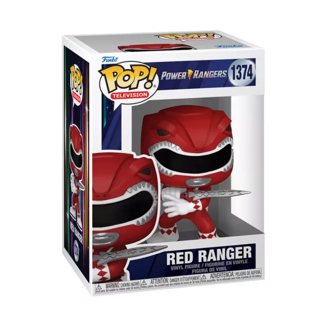 Figurka Strážci vesmíru - Red Ranger (Funko POP! Television 1374)