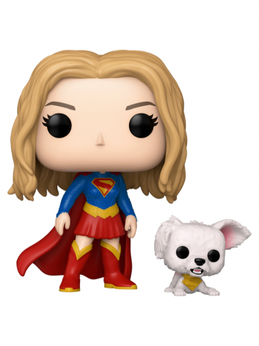 Figurka Supergirl - Supergirl with Puppy Krypto (Funko POP! Heroes 633)