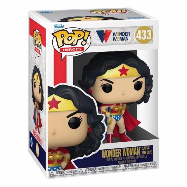 Figurka Wonder Woman - Classic with Cape  (Funko POP! Heroes 433) (poškozený obal)