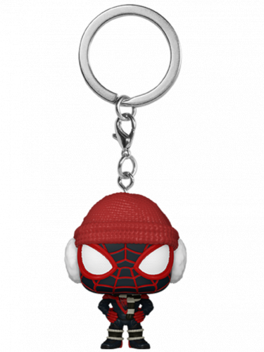 Klíčenka Spider-Man - Miles Morales (Winter Suit) (Funko)