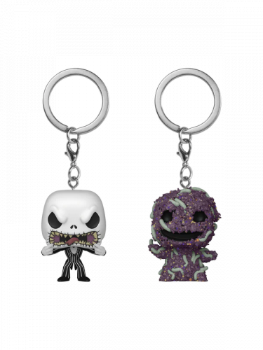 Klíčenka The Nightmare Before Christmas - Jack Skellington & Oogie Boogie (Funko)