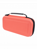 Pevné přepravní pouzdro pro Nintendo Switch 2 - Clear Red (Switch & Lite & OLED Model)