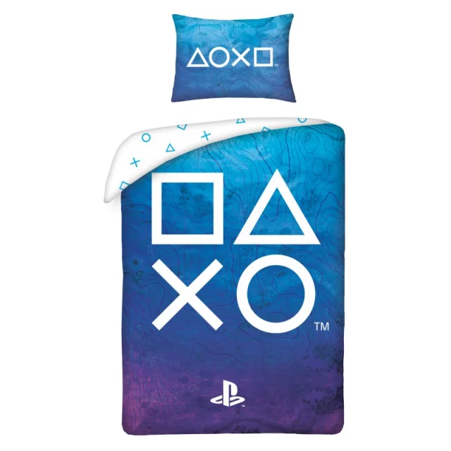 Povlečení PlayStation - Buttons (modré)