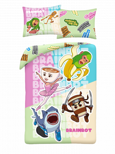 Povlečení Brainrot - Characters