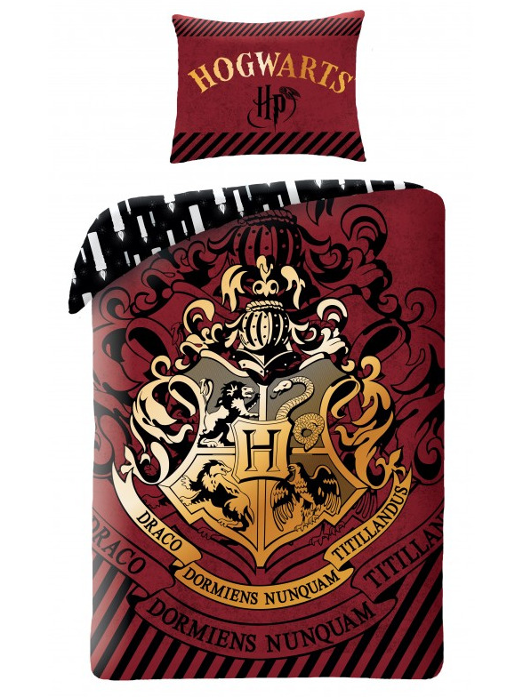 Halantex Povlečení Harry Potter - Hogwarts (červené)
