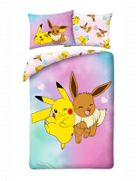 Povlečení Pokémon - Eevee a Pikachu