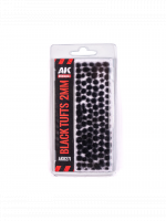 Modelářský porost AK - Black Fantasy tufts (2 mm)