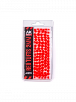 Modelářský porost AK - Red Fantasy tufts (2 mm)