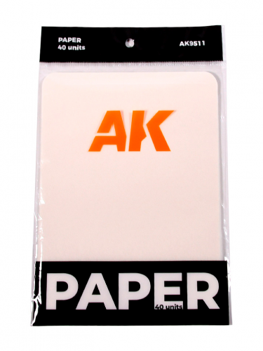 Papír do plastové palety AK - Wet Palette Humeda Paper (40 ks)