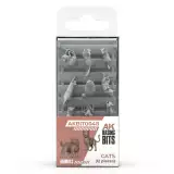 AK Basing Bits - Kočky - AK-Interactive