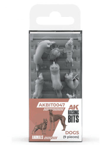 Modelářský doplněk AK Basing Bits - Psi