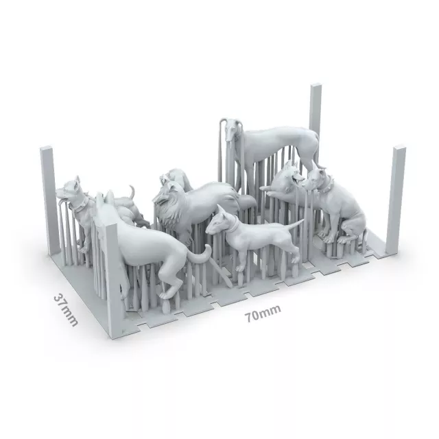 Modelářský doplněk AK Basing Bits - Dogs