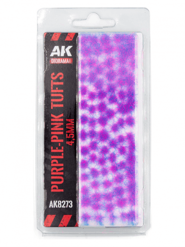 Modelářský porost AK - Purple-pink tufts (4,5 mm)