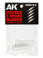 Náhradní čepele pro modelářský nůž AK - Hobby knife (5 ks)