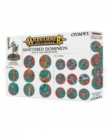 W-AOS: Shattered Dominion - Kulaté podstavce 25 & 32 mm (40ks +30 ks)