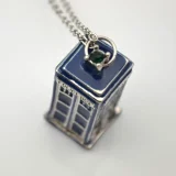 přívěšek - Doctor Who: Tardis (modrá)