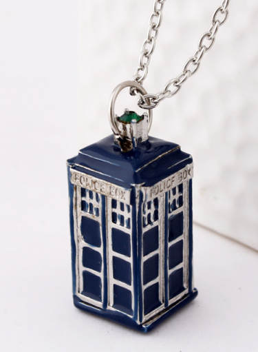 přívěšek - Doctor Who: Tardis (modrá)