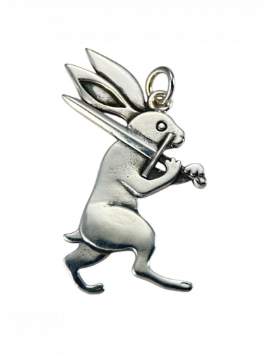 Přívěsek Kingdom Come: Deliverance II - Zajíc stříbro 925/1000