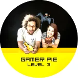 Přívěšek s otvírákem Gamer Pie - Level 3 (56mm)