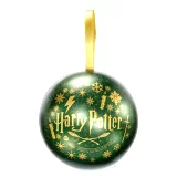 Vánoční ozdoba Harry Potter- Slytherin (s přívěškem uvnitř)