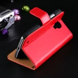 pouzdro (Samsung Galaxy S4 mini) - červeno-hnědé