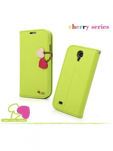 pouzdro Cherry (Samsung Galaxy S3) - zelené (PC)