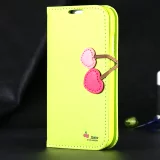 pouzdro Cherry (Samsung Galaxy S3) - zelené