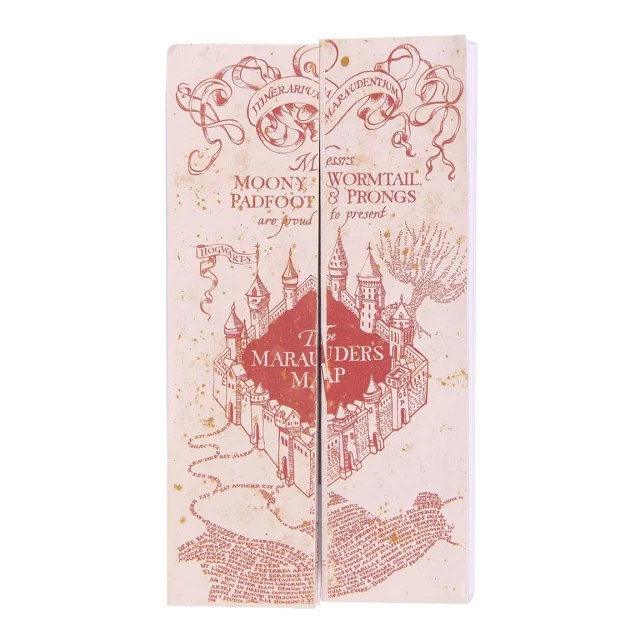 Dárkový set Harry Potter - Marauder Map (zápisník, propiska, mapa)