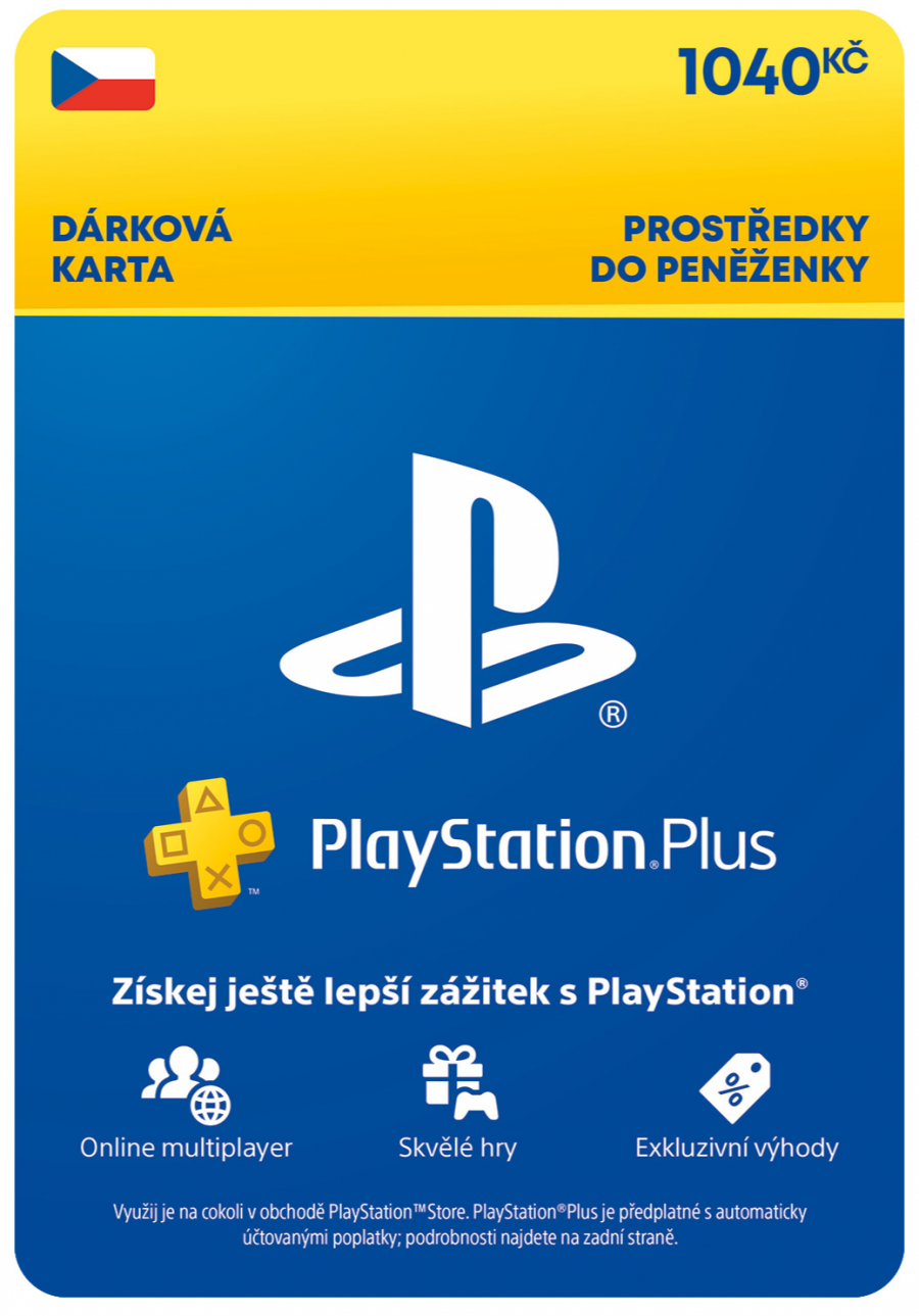 PlayStation Plus Extra - Kredit 1040 Kč (3M členství) (PS5)