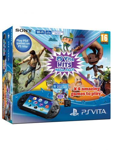 Konzole PlayStation Vita + MEGA PACK Hits + 8 GB karta (PSVITA)