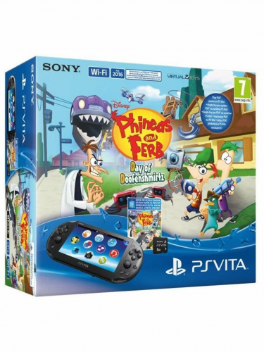 Konzole PlayStation Vita + Phineas Ferb  + 8 GB karta (PSVITA)
