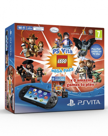 konzole PlayStation Vita Slim + 8GB karta + Lego Megapack (PSP)