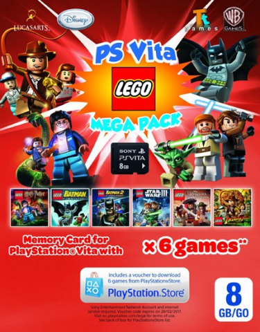 Lego Megapack + 8GB karta (PSVITA)