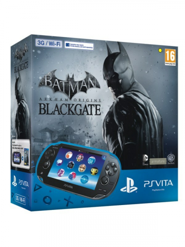 PlayStation Vita 3G + Batman: Arkham Origins BlackGate + karta 4GB (PSVITA)