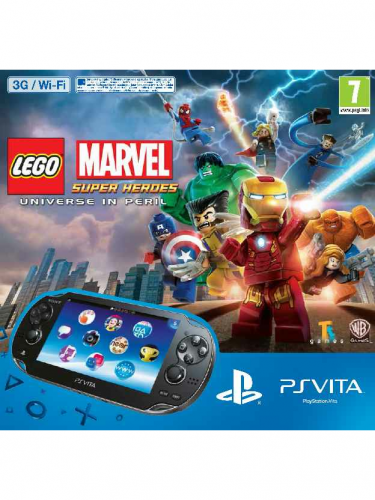 PlayStation Vita 3G + LEGO Marvel Super Heroes + karta 4GB (PSVITA)