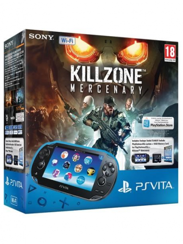 PlayStation Vita + Killzone: Mercenary Voucher + karta 16GB (PSVITA)