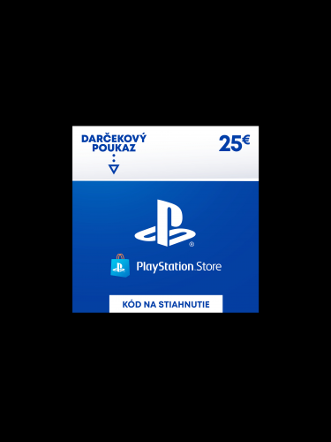 SK - PlayStation Store – Dárková karta - 25 EUR (DIGITAL) (PS4)