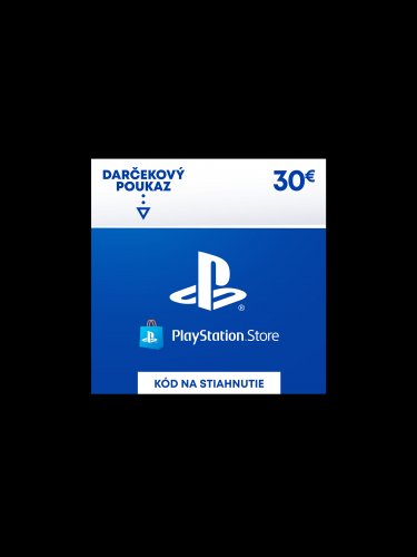 SK - PlayStation Store – Dárková karta - 30 EUR (DIGITAL) (PS4)