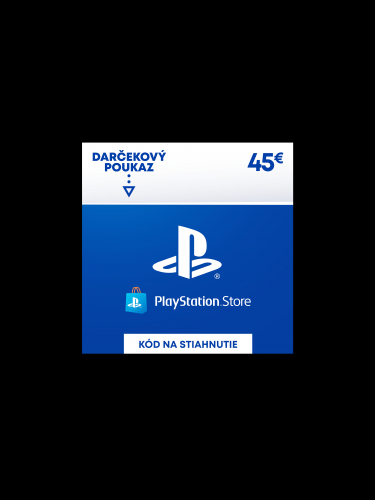 SK - PlayStation Store – Dárková karta - 45 EUR (DIGITAL) (PS4)