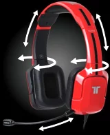 Sluchátka TRITTON Kunai (PS4/PS3/PSV) - červená