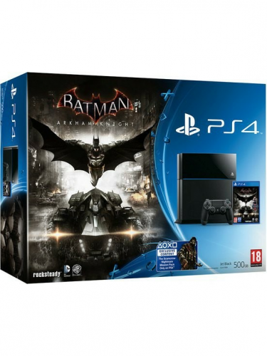 Konzole PlayStation 4 - 500 GB + Batman: Arkham Knight (PS4)