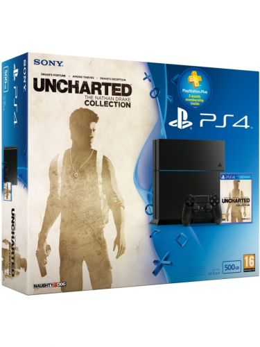 Konzole PlayStation 4 500GB + Uncharted Collection (PS4)